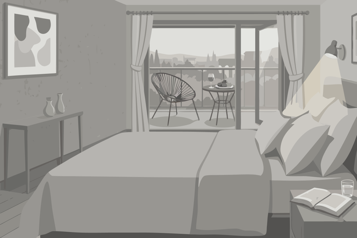 Quadruple Room with Terrace